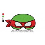 Mask Turtle Ninja 04 Embroidery Design